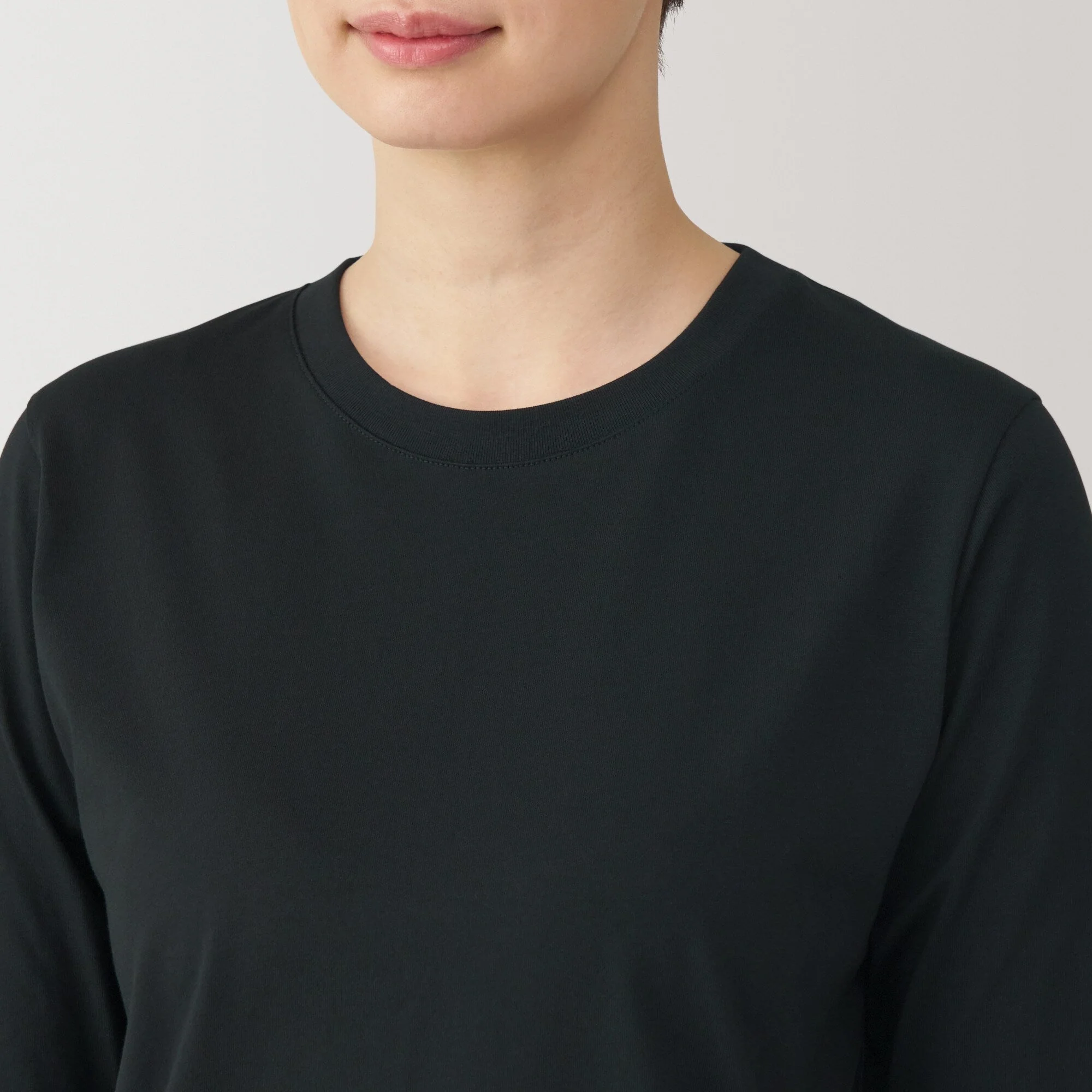Women's Jersey Crew Neck Long Sleeve T-Shirt - Image 29