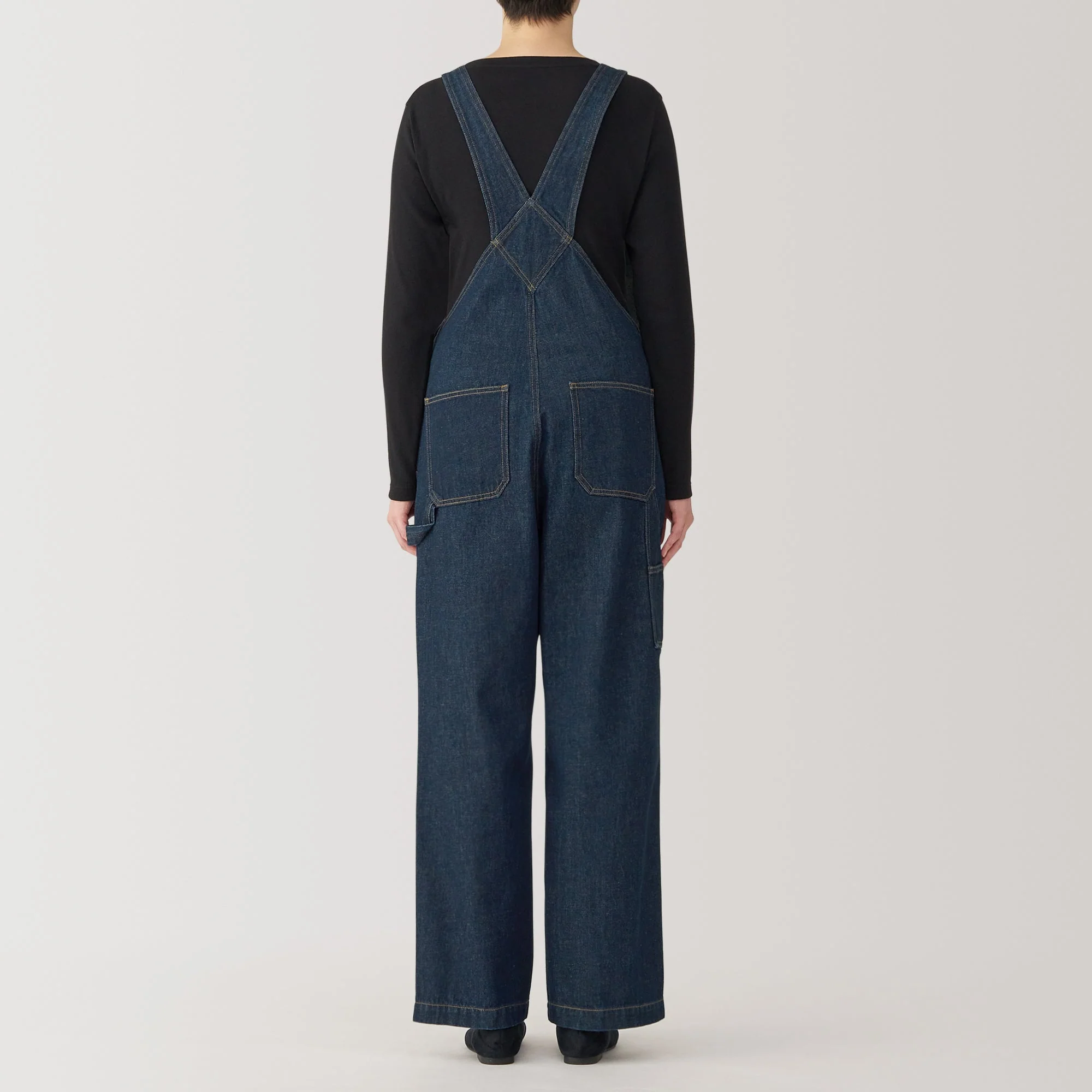 Women's Kapok Blend Denim Overalls - Image 17