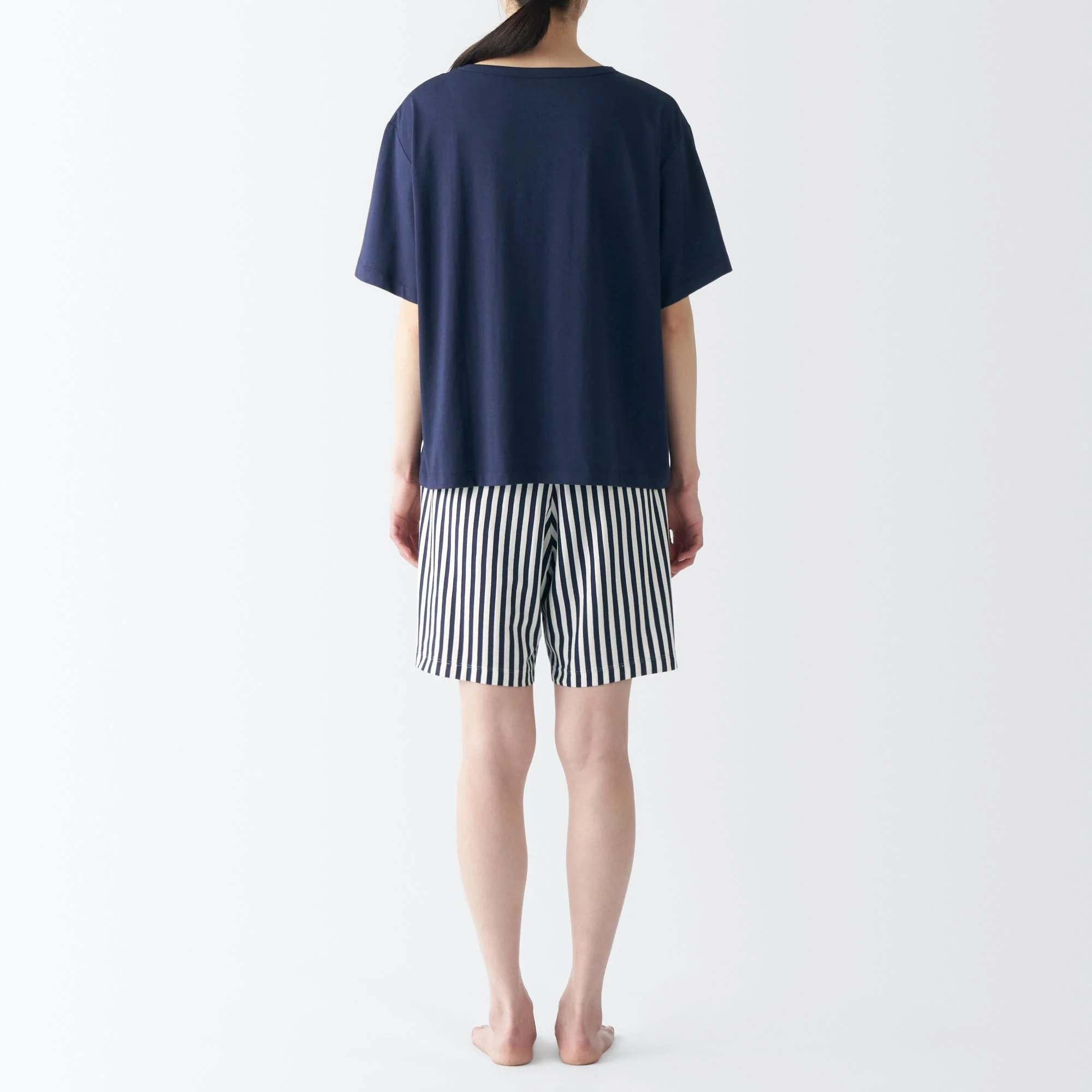 Women's Moisture-Wicking Cotton Short Sleeve Loungewear Set - Image 39