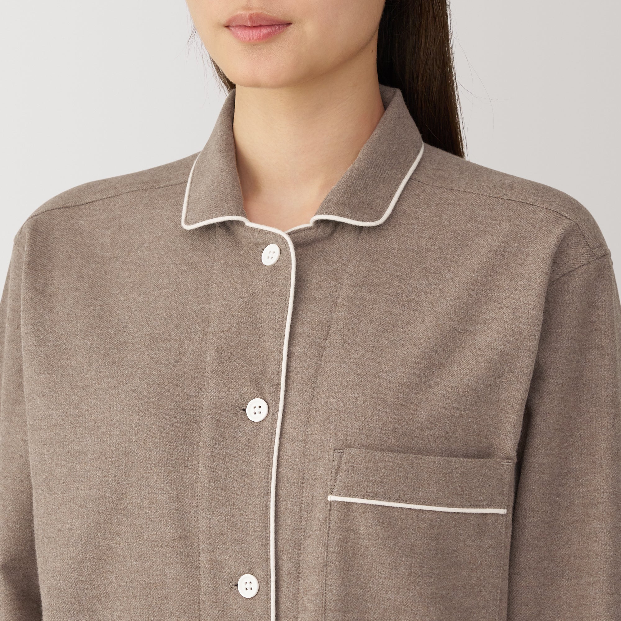 Women's Side Seamless Flannel Pajamas - Image 63