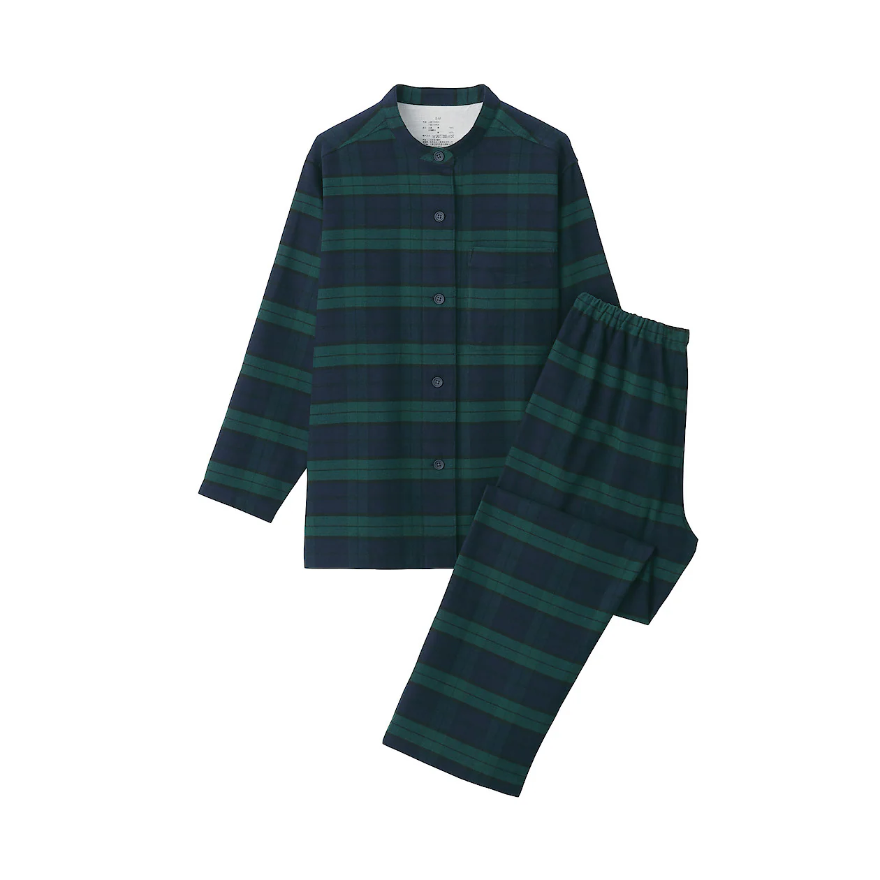 Women's Side Seamless Flannel Stand Collar Pajamas - Image 2