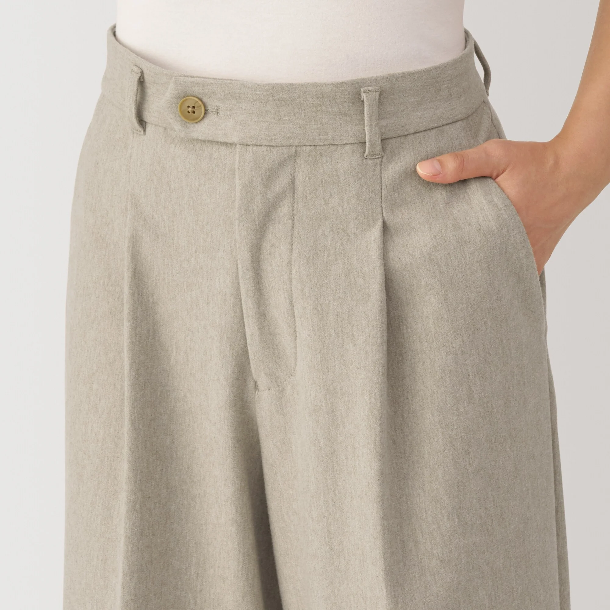 Women's Stretch Brushed Darted Wide Pants - Image 26