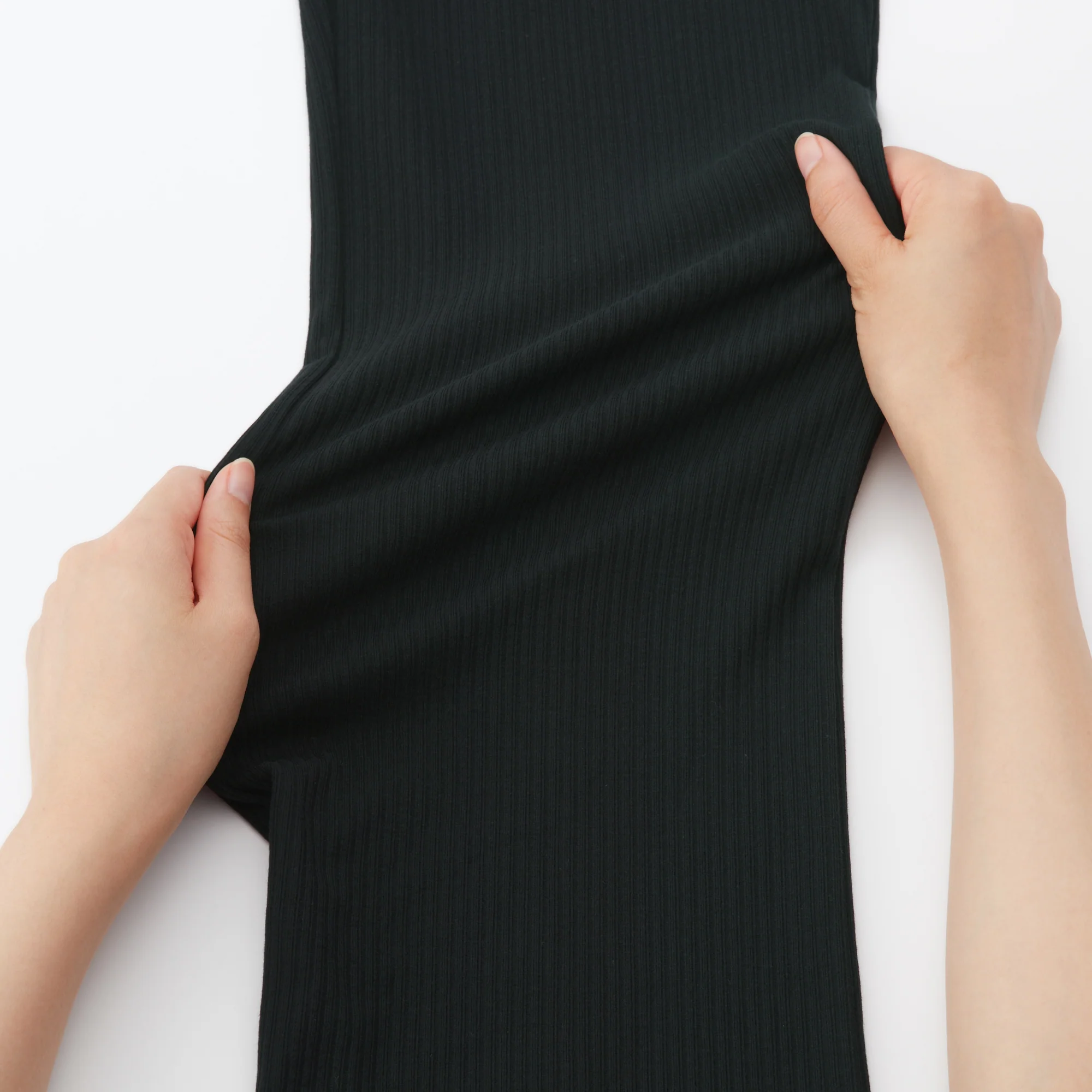 Women's Stretch Ribbed Straight Leggings - Image 25
