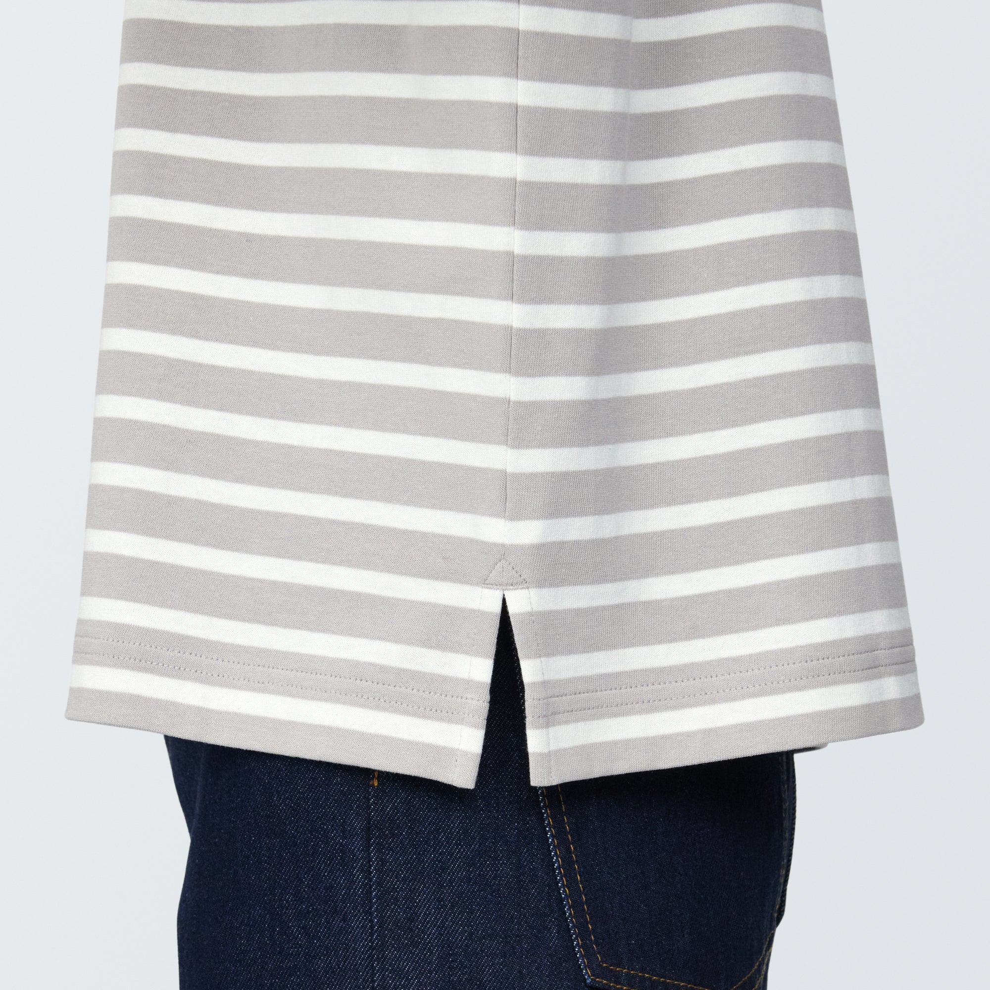 Women's Striped Boatneck 3/4 Sleeve T-Shirt - Image 24