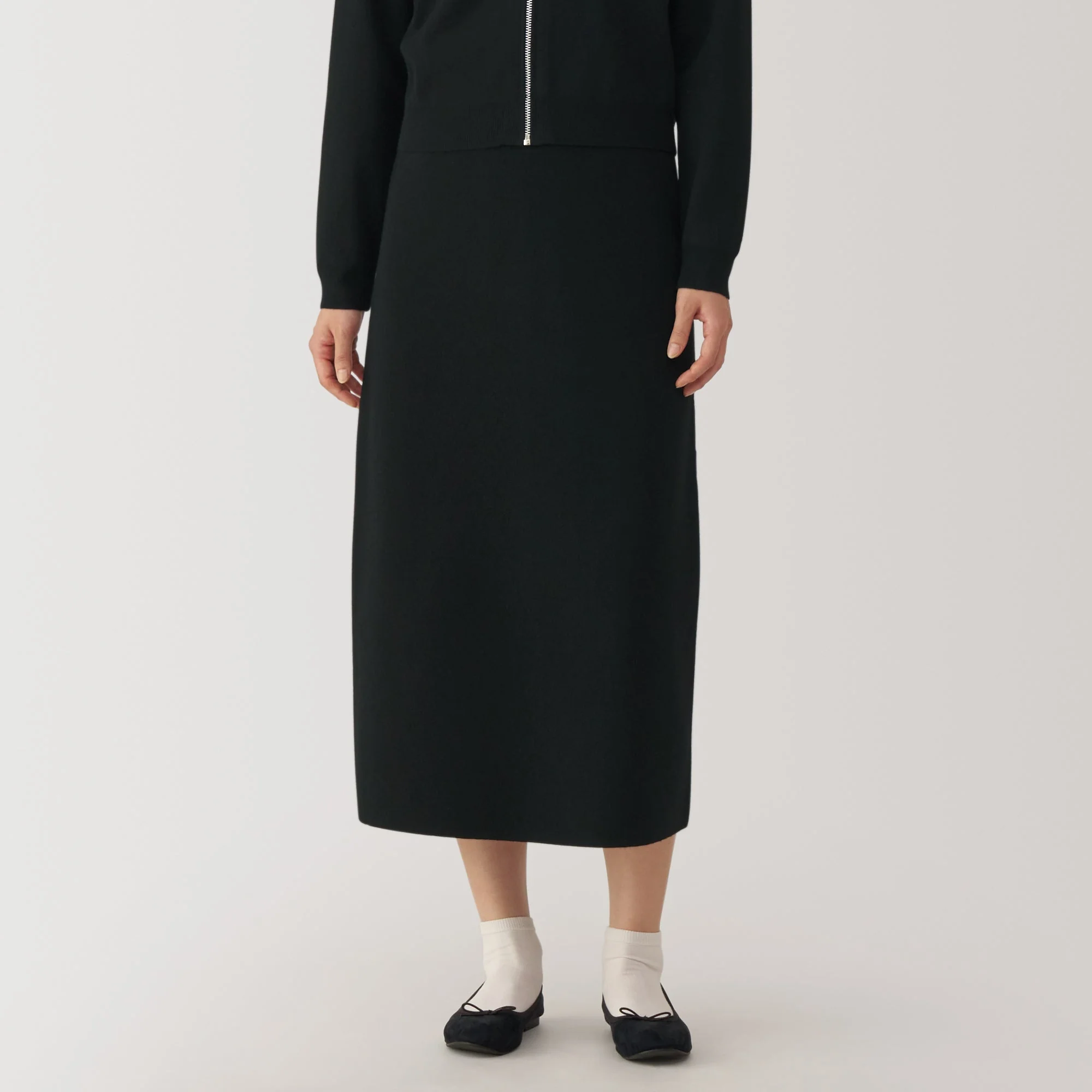 Women's Washable Milano Ribbed Skirt - Image 12