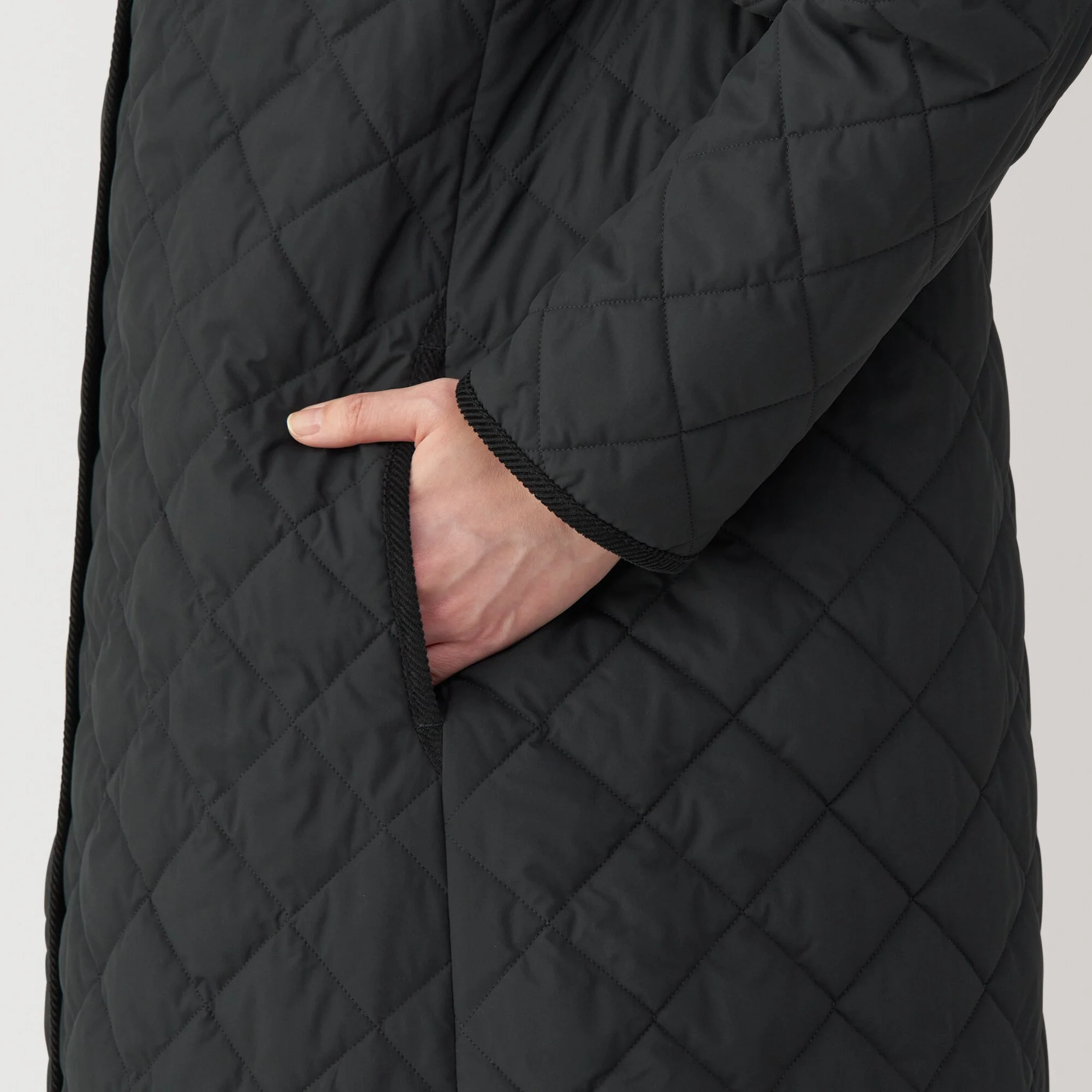 Women's Washable Padded Quilted Coat - Image 8