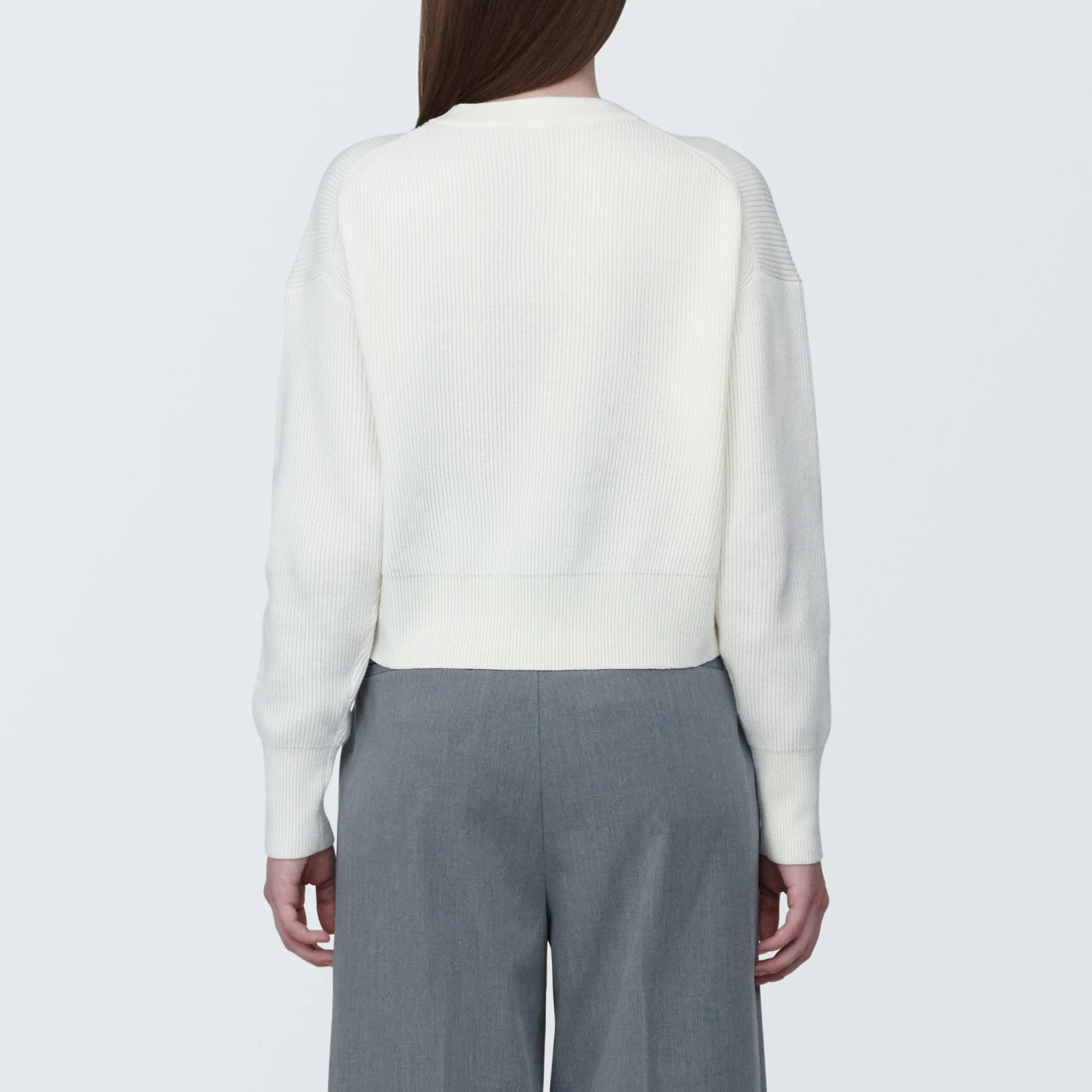 Women's Washable Rib Knit Short Sweater - Image 13
