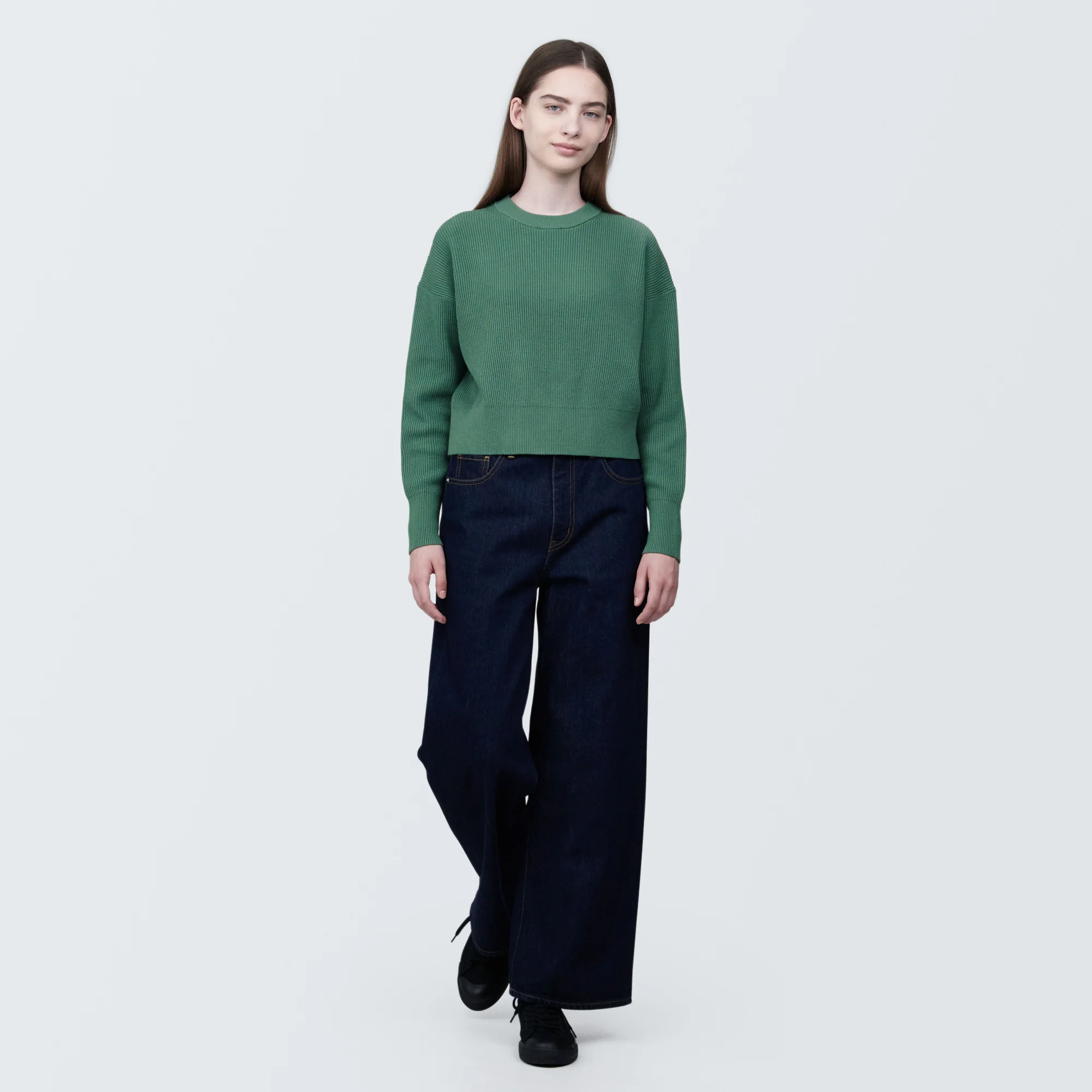 Women's Washable Rib Knit Short Sweater - Image 32