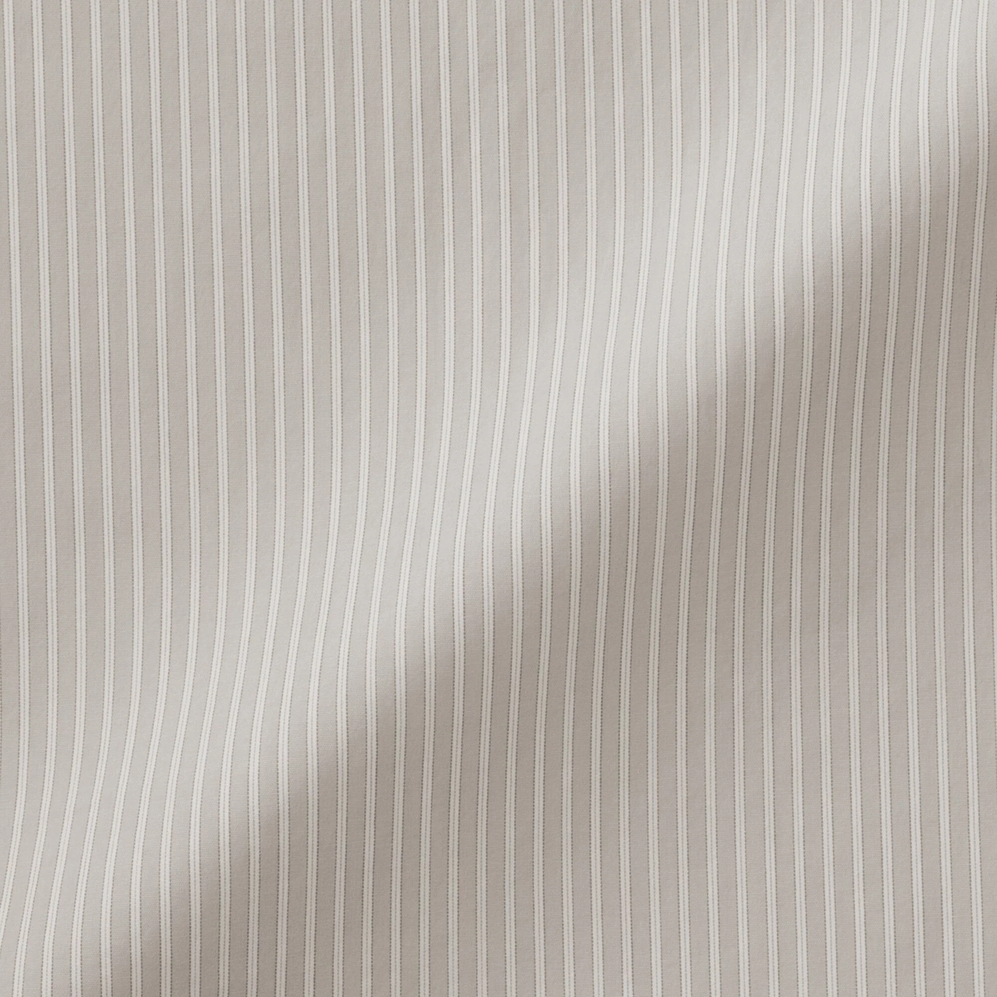 Women's Washed Broadcloth Regular Collar Long Sleeve Striped Shirt - Image 19