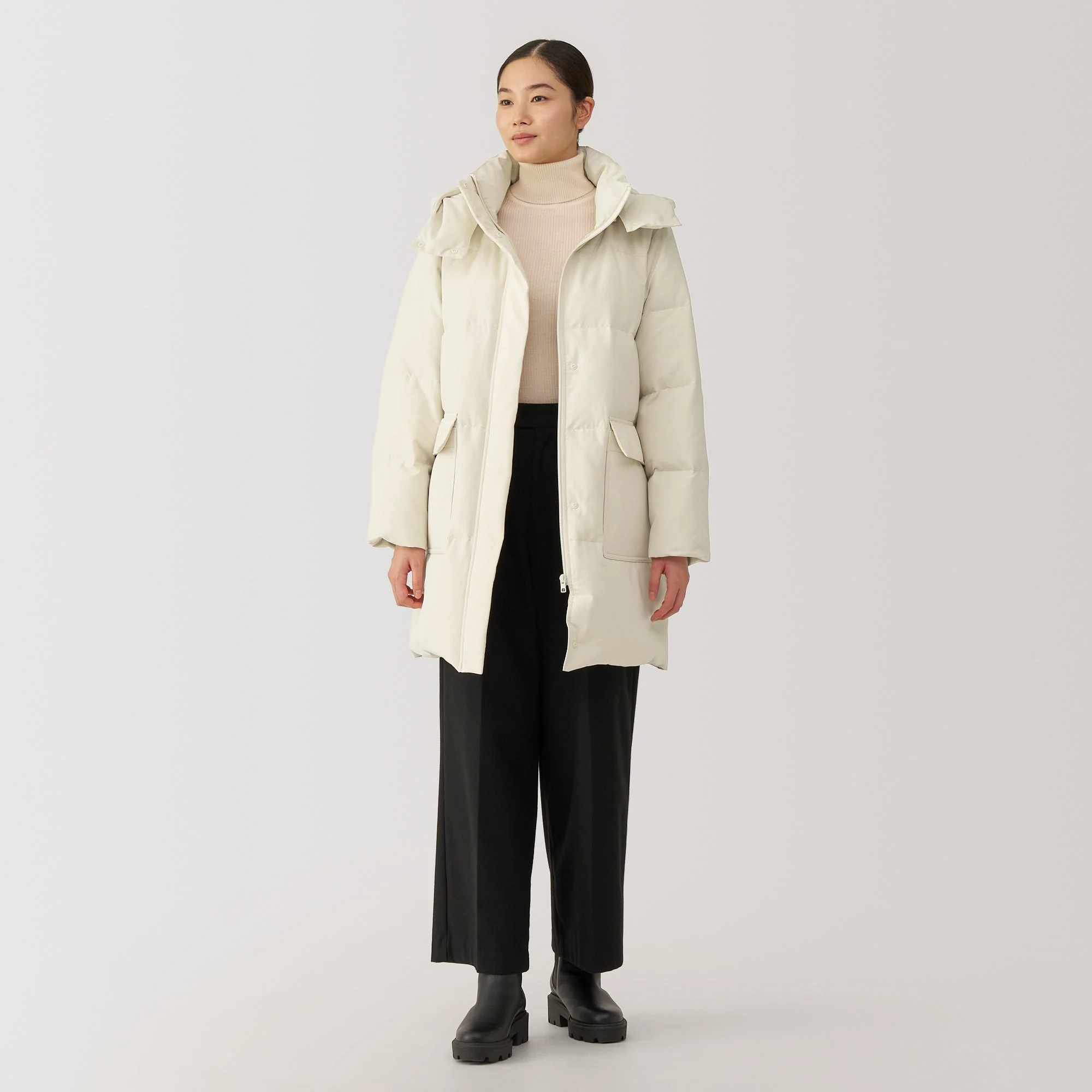 Women's Water Repellent Down Coat - Image 19