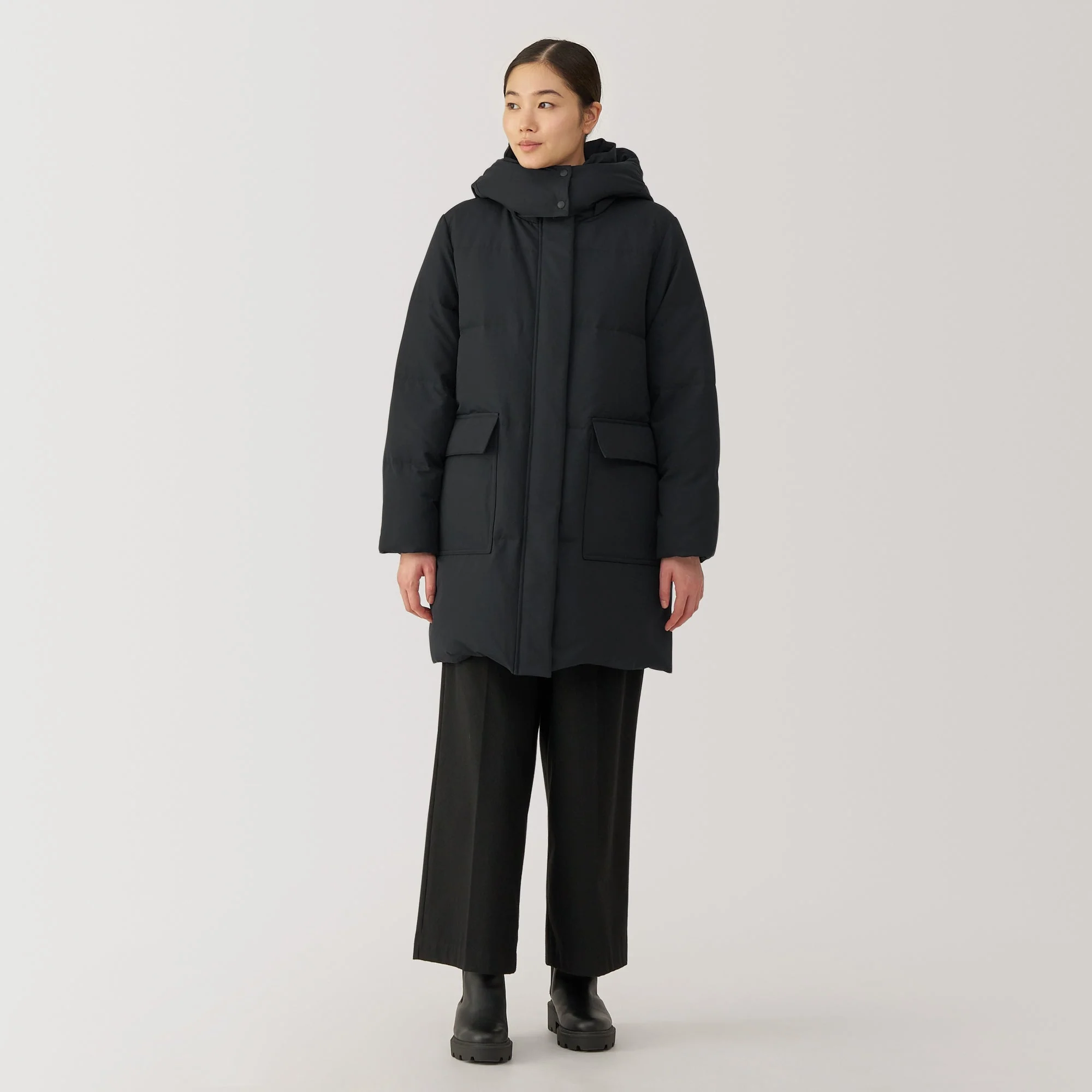 Women's Water Repellent Down Coat - Image 36