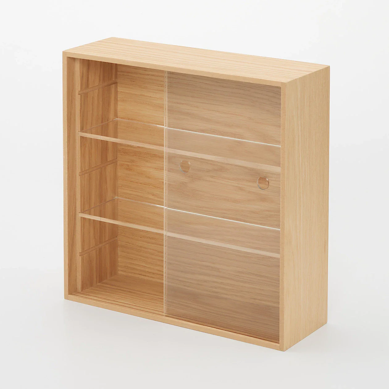 Wooden Display Case with Sliding Doors - Image 5