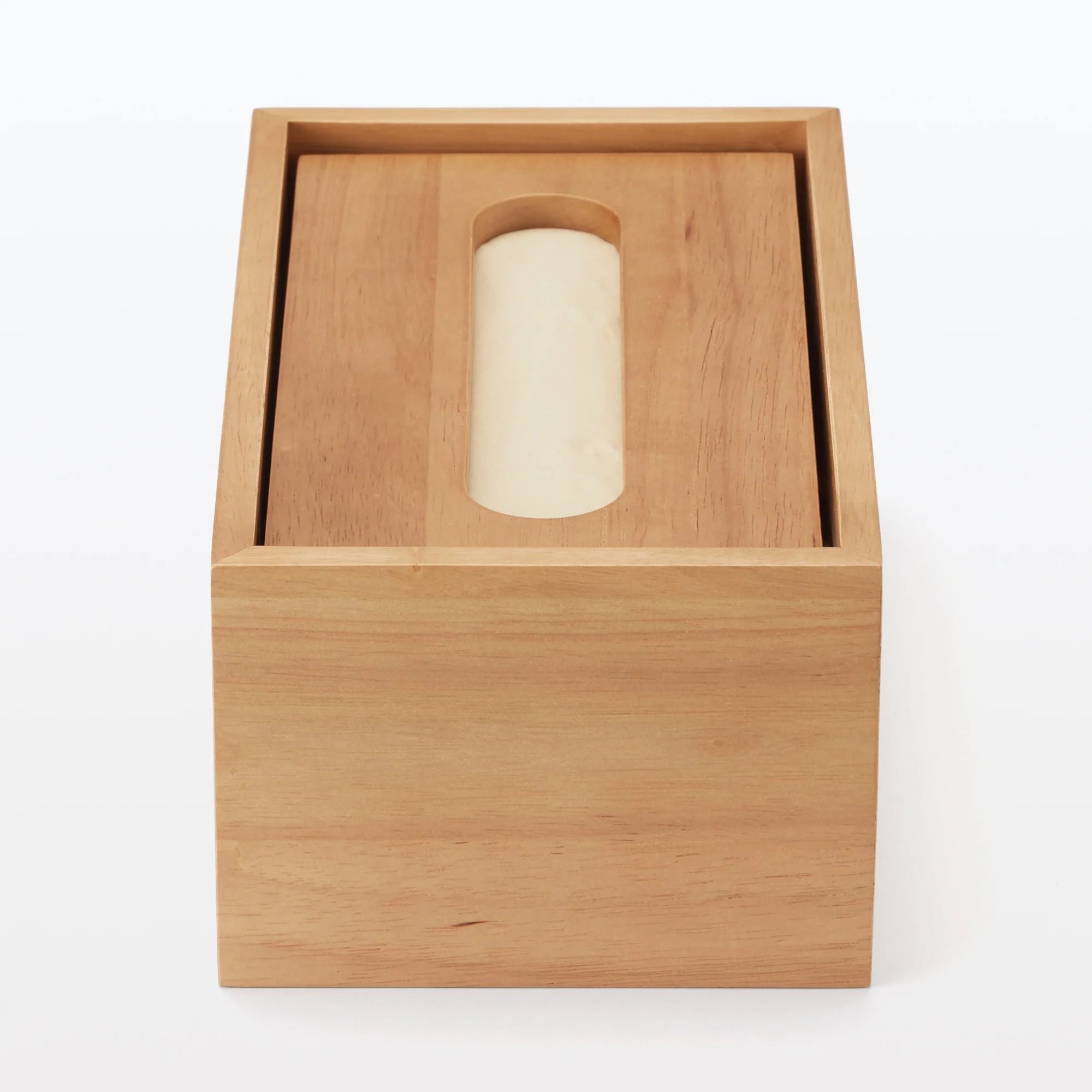 Wooden Tissue Holder for Soft Pack Refill Tissue - Image 3