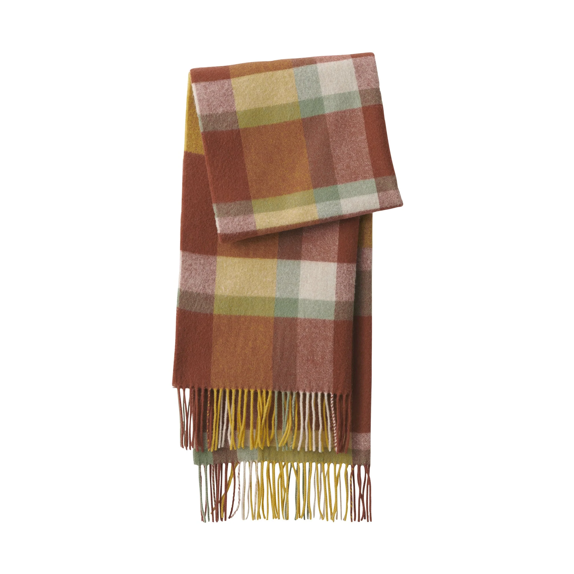 Wool Blanket Patterned Stole - Image 2