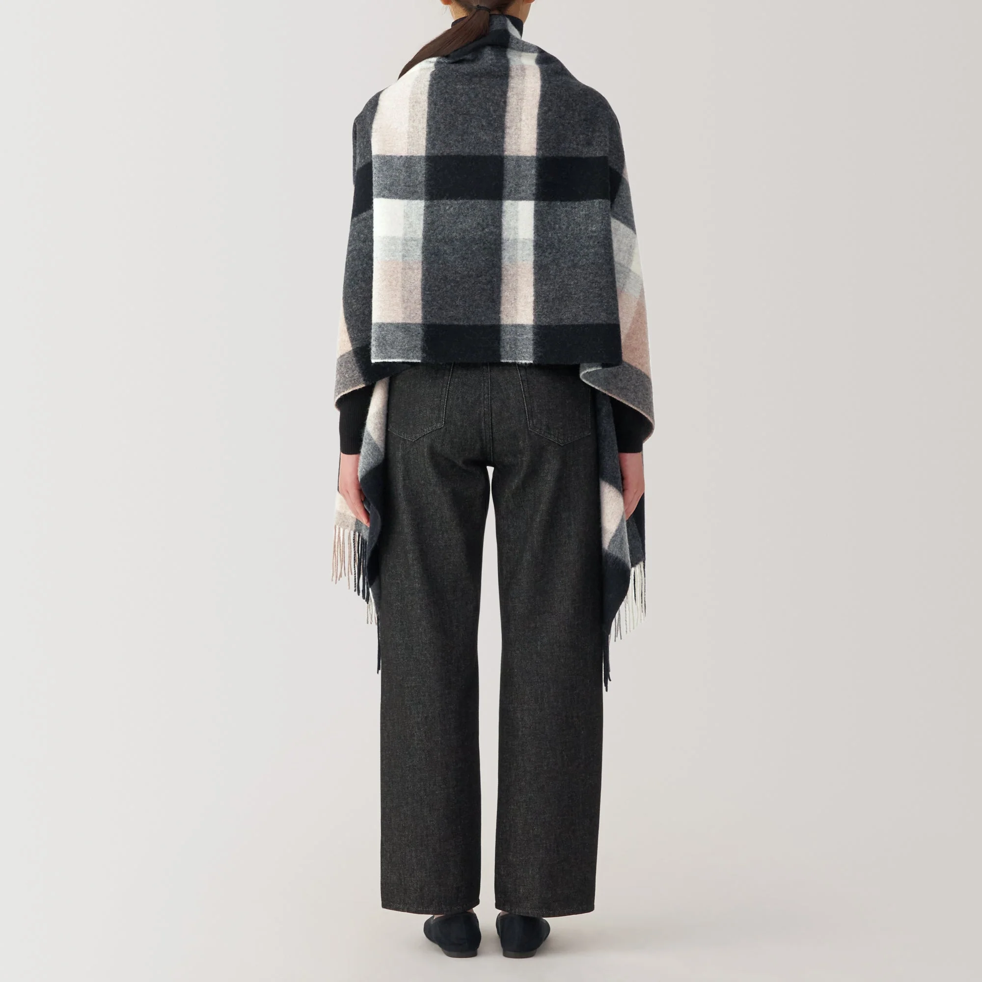 Wool Blanket Patterned Stole - Image 34