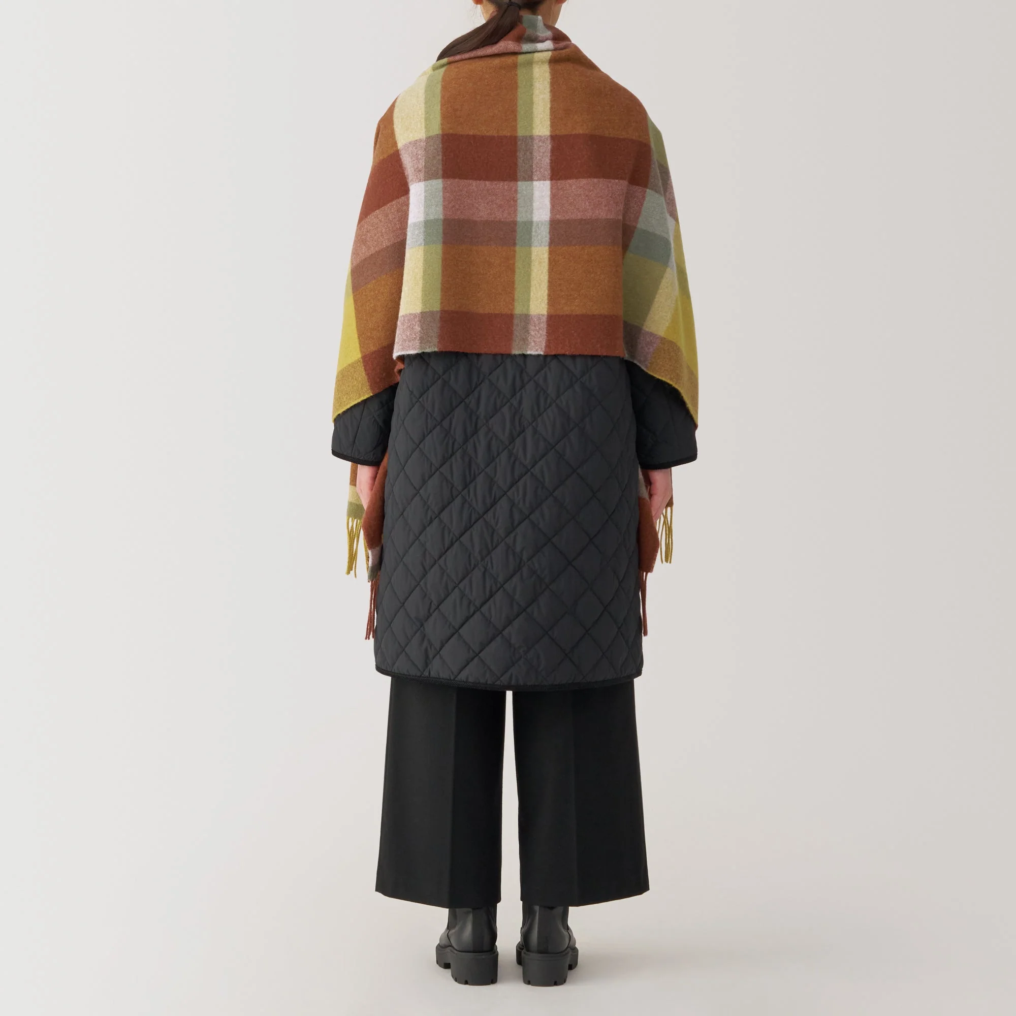 Wool Blanket Patterned Stole - Image 7