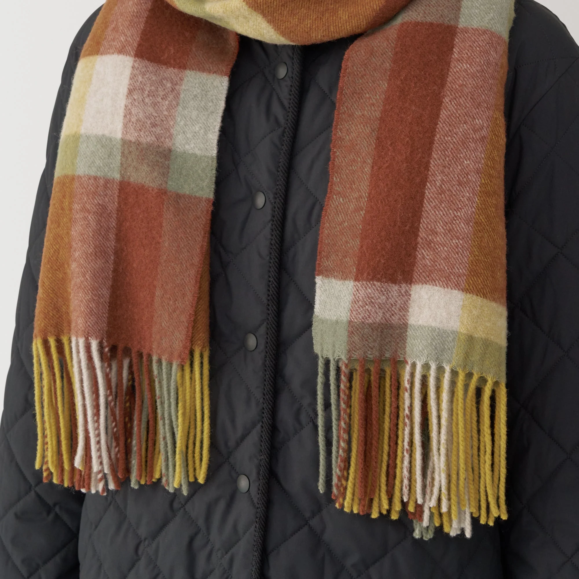 Wool Blanket Patterned Stole - Image 8