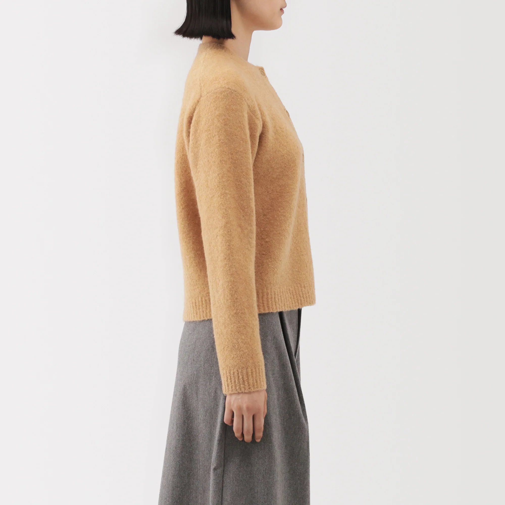 Wool Boucle Cardigan - Image 19