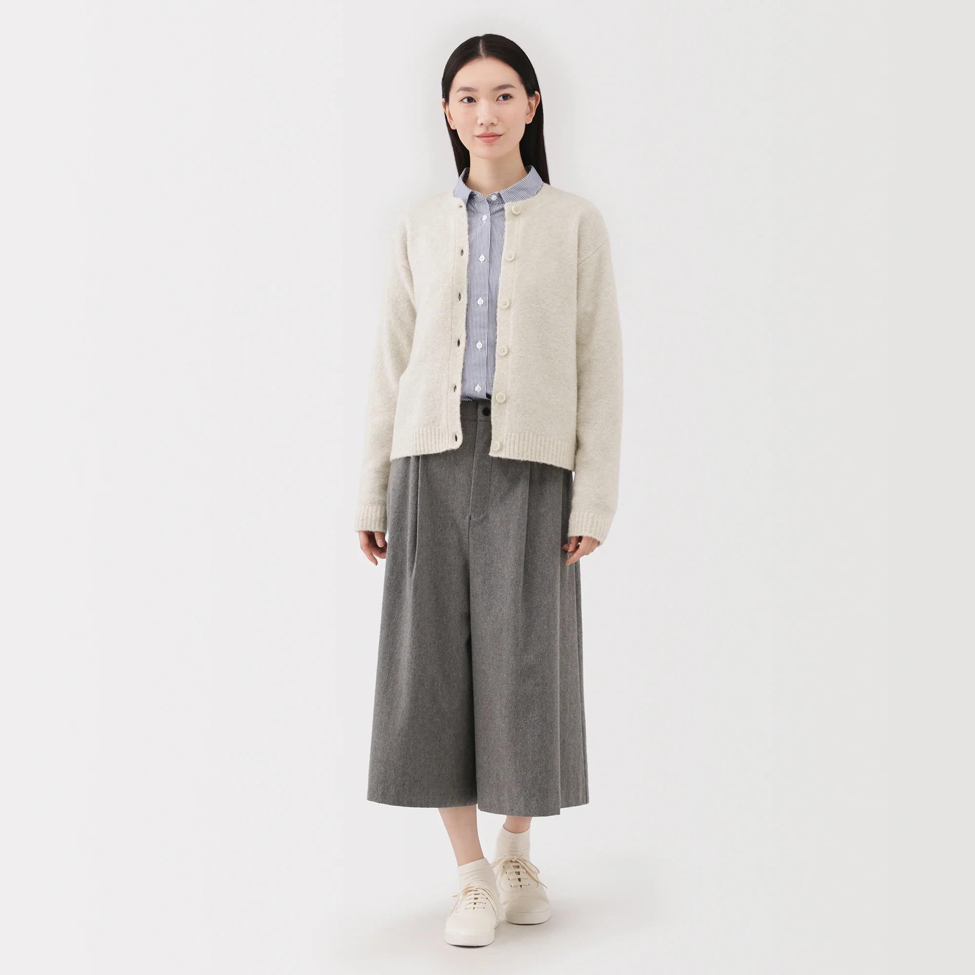 Wool Boucle Cardigan - Image 4