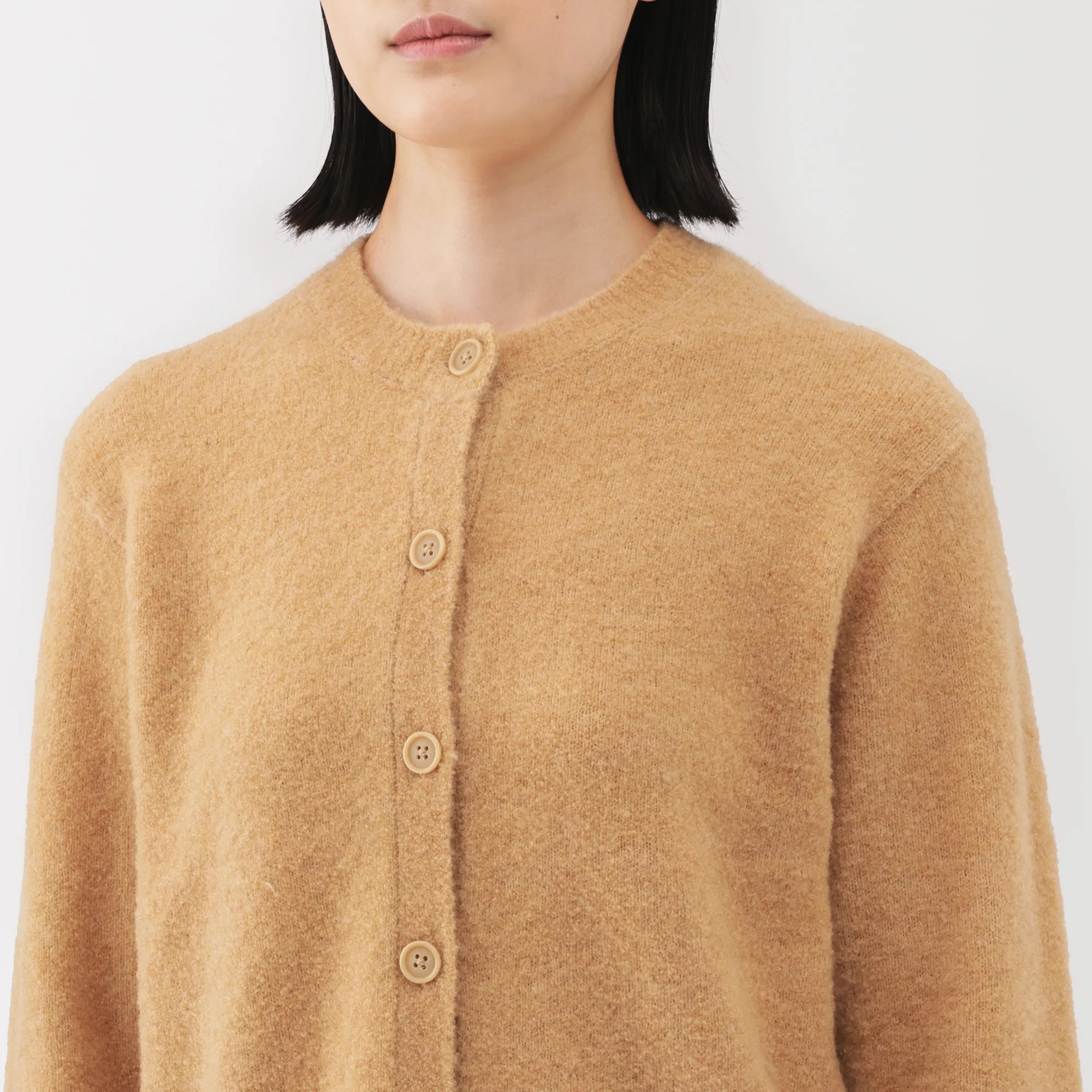 Wool Boucle Cardigan - Image 7