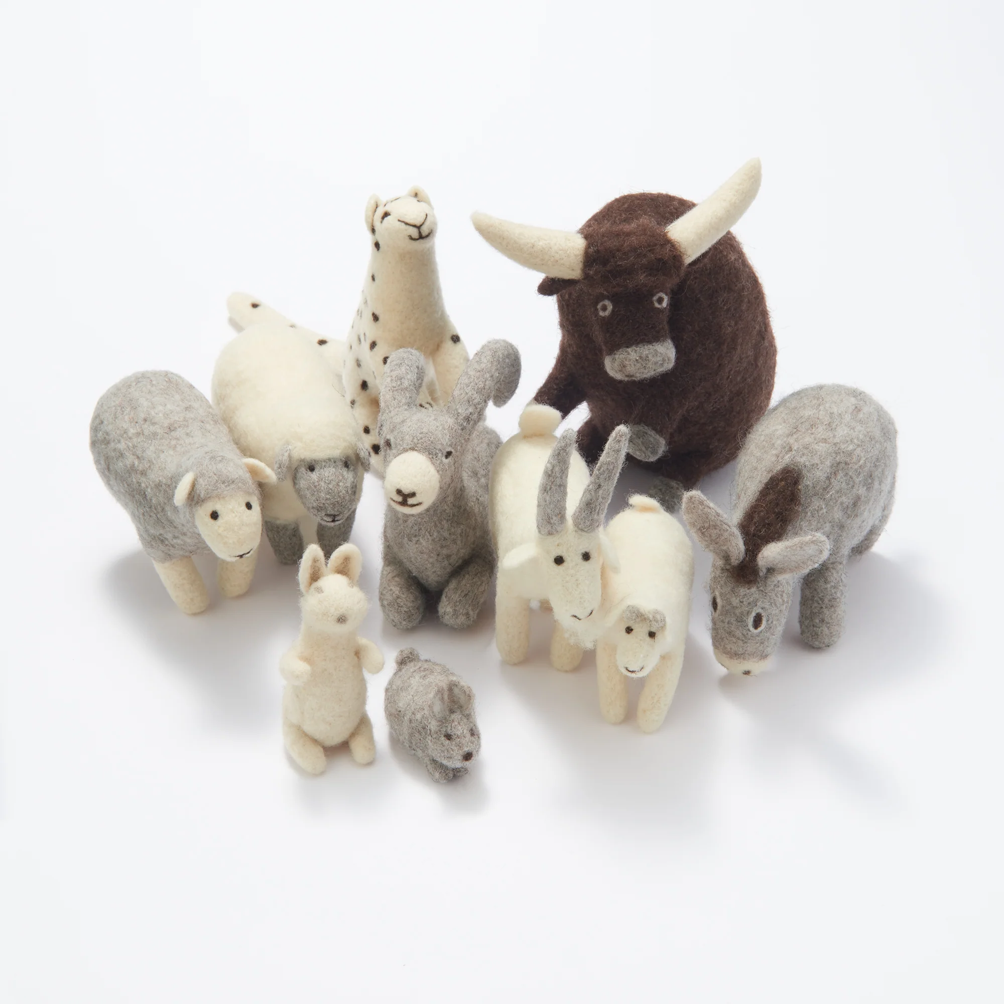 Wool Felt Animal - Donkey - Image 4
