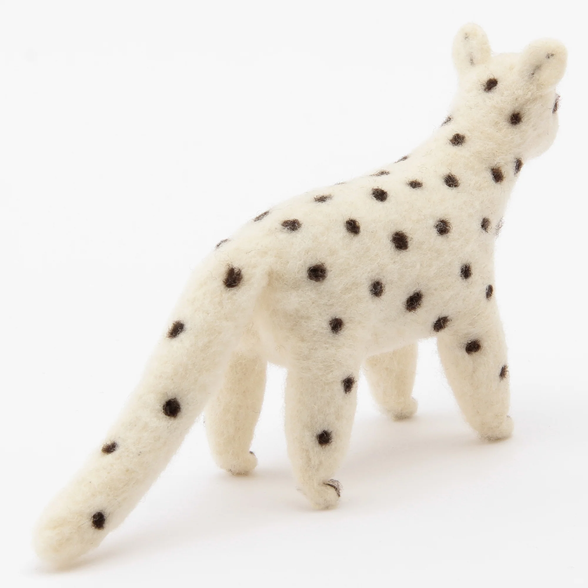 Wool Felt Animal - Snow Leopard - Image 3