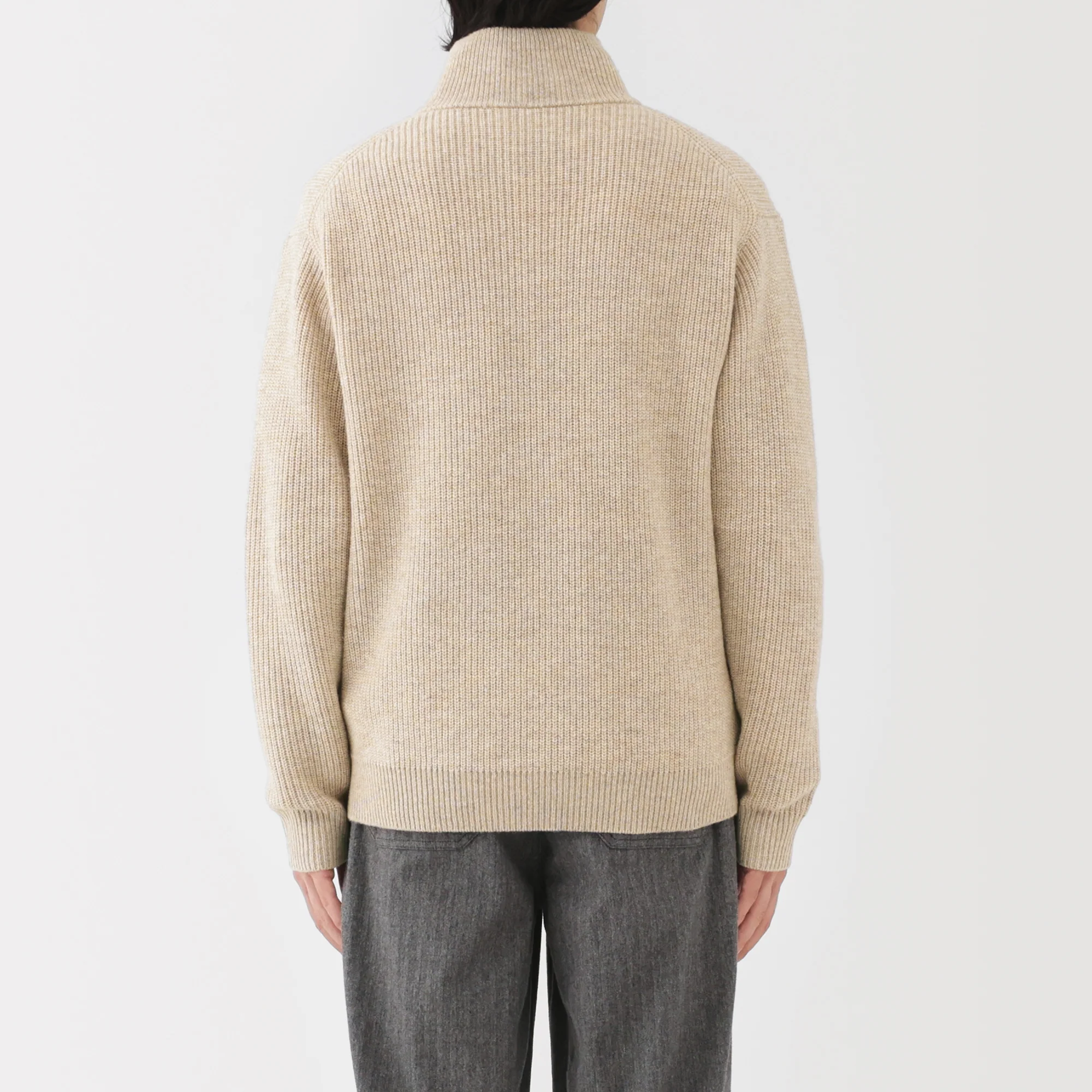 Wool Half Zip Sweater - Image 6