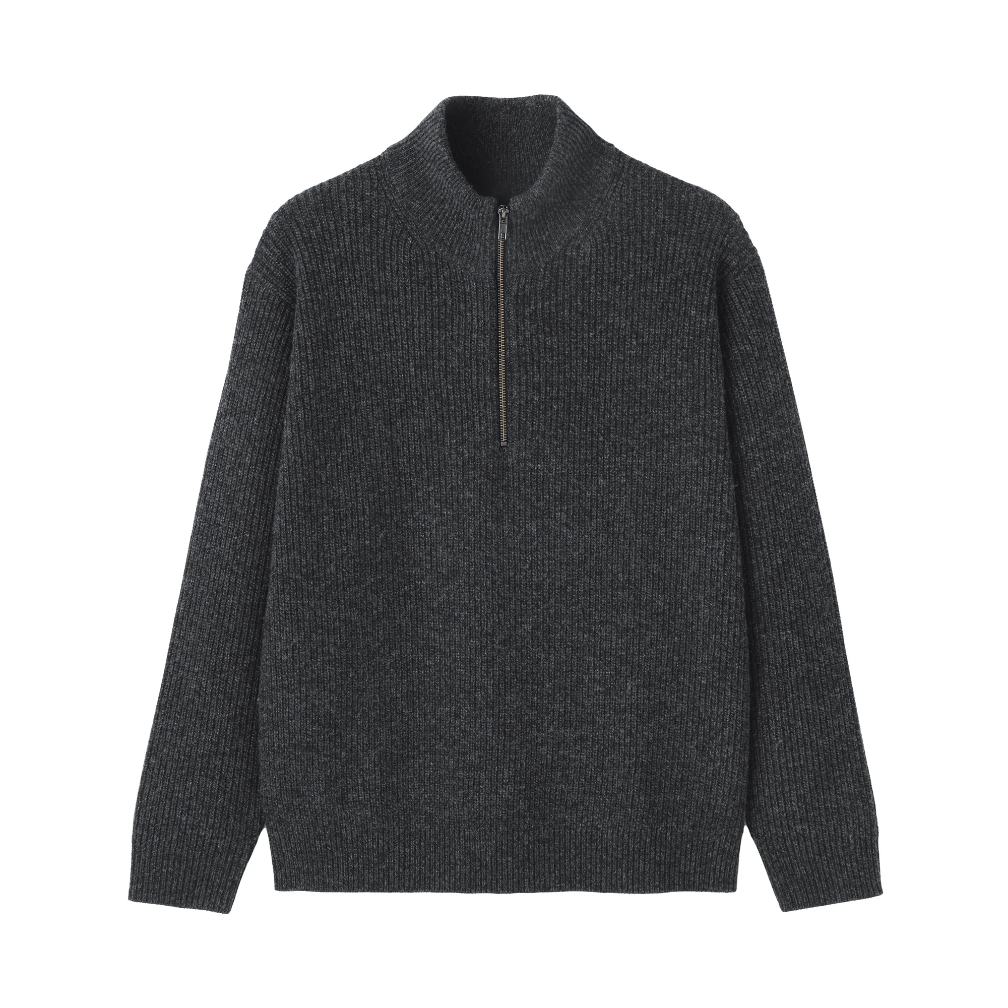 Wool Half Zip Sweater - Image 9