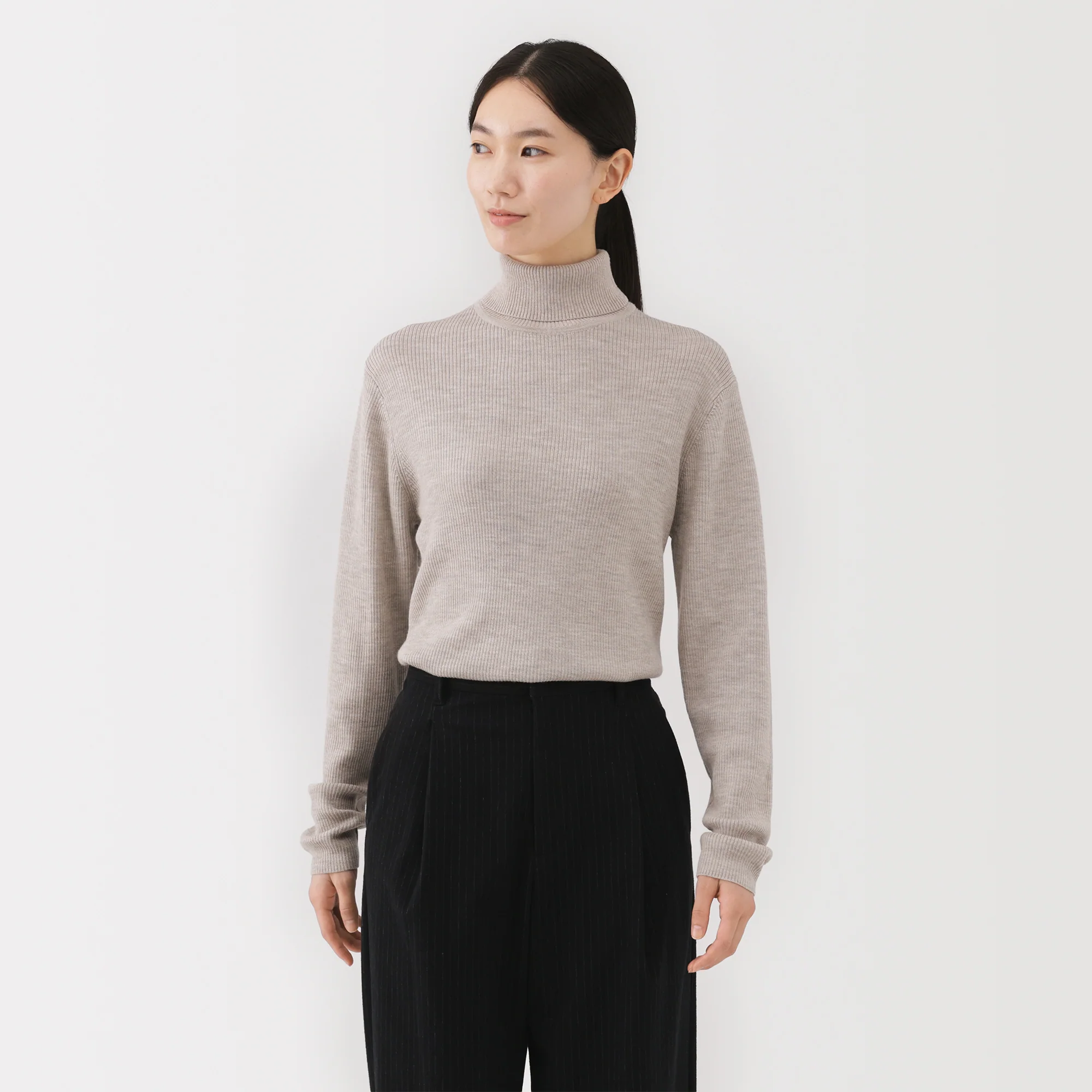 Wool Turtleneck Sweater - Image 39