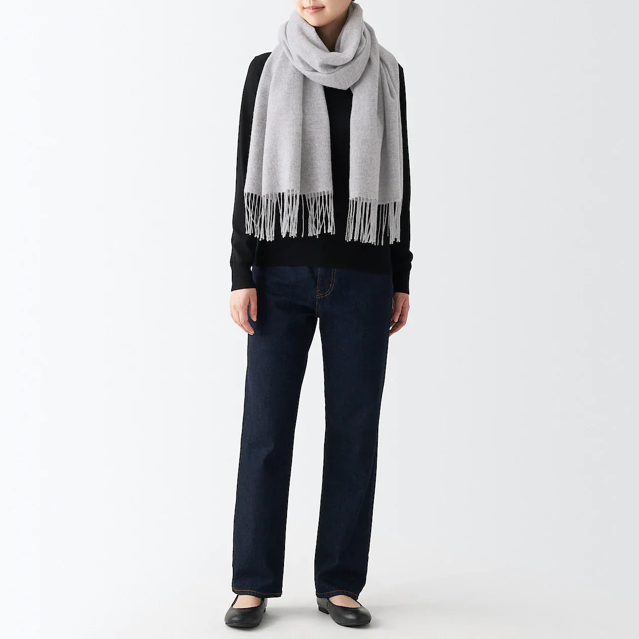 Wool Woven Stole 60 x 200 cm - Image 24