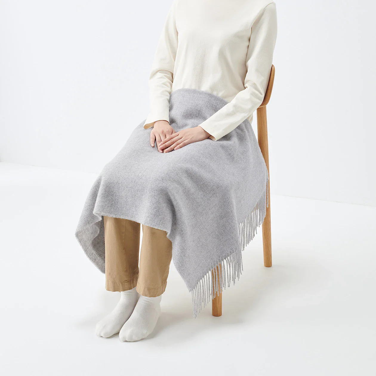 Wool Woven Stole 60 x 200 cm - Image 27