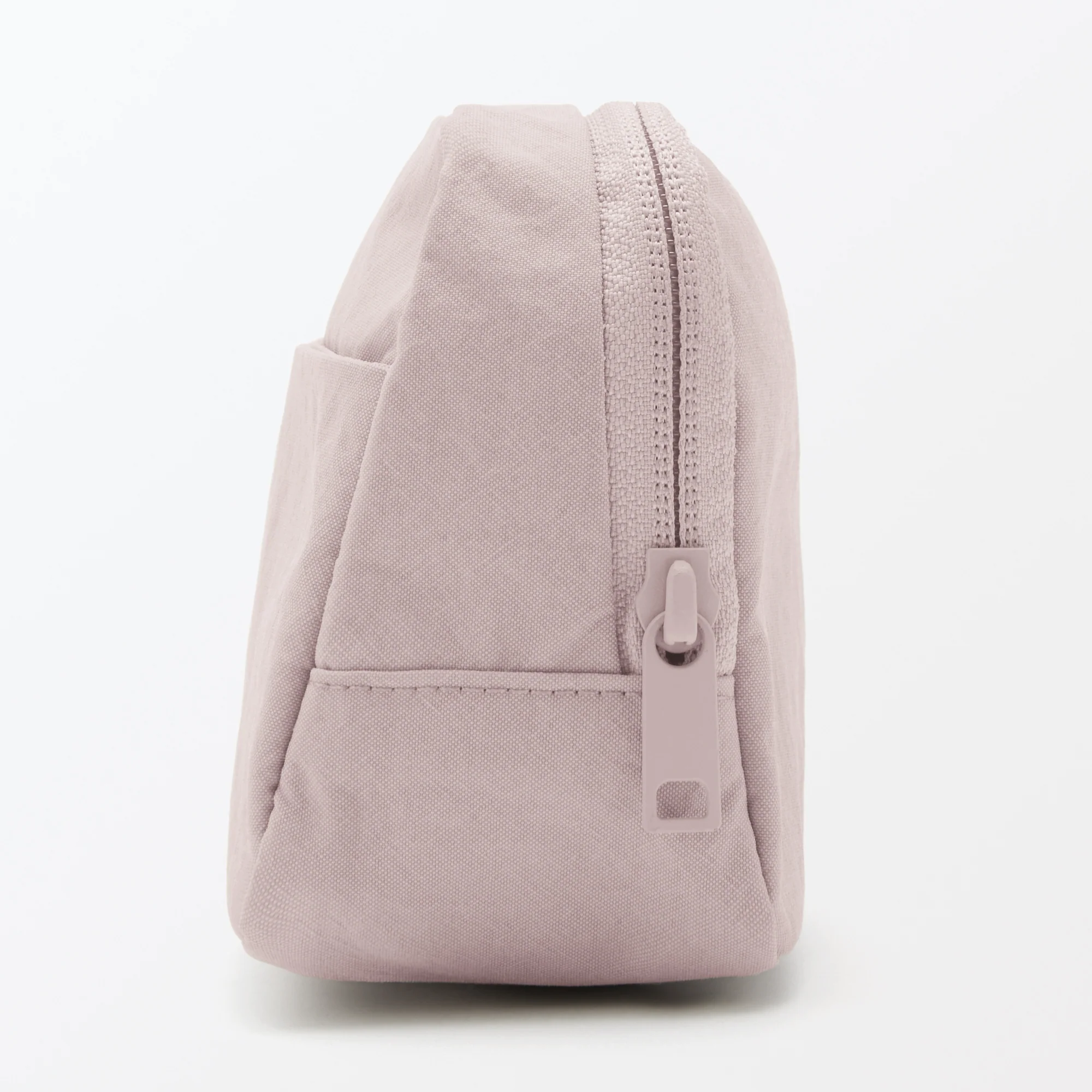 Wrinkled Nylon Wide-Opening Pouch - Large - Image 4