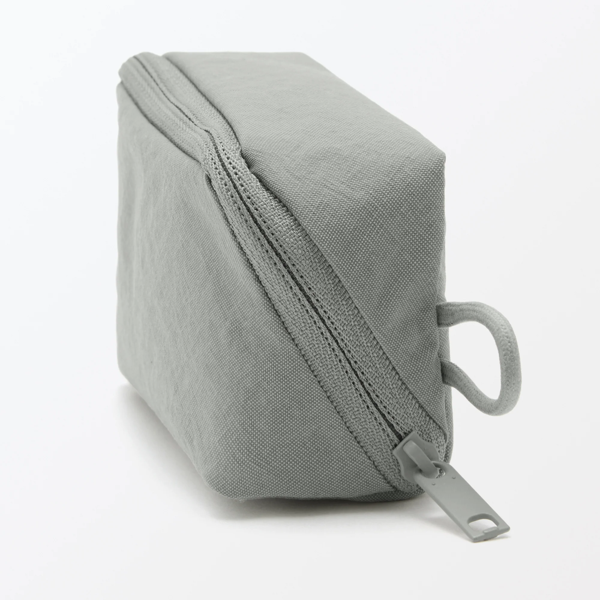 Wrinkled Nylon Wide-Opening Pouch - Small - Image 4