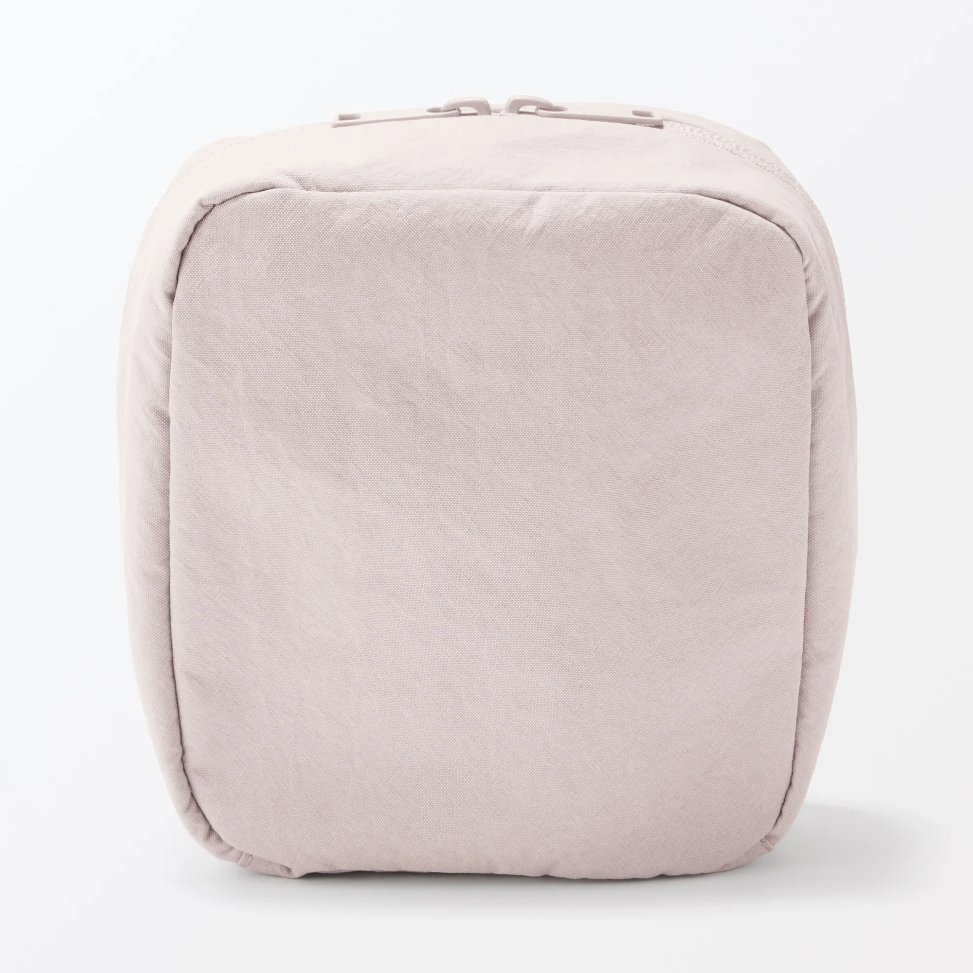 Wrinkled Nylon Wide-Opening Pouch - Square - Image 10