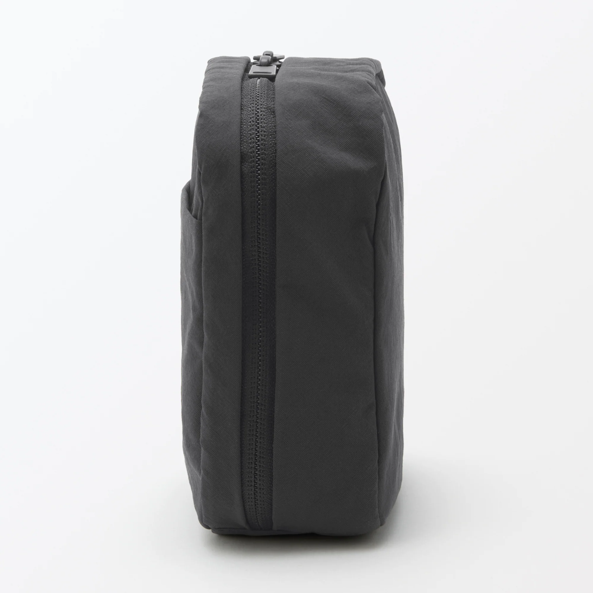 Wrinkled Nylon Wide-Opening Pouch - Square - Image 18