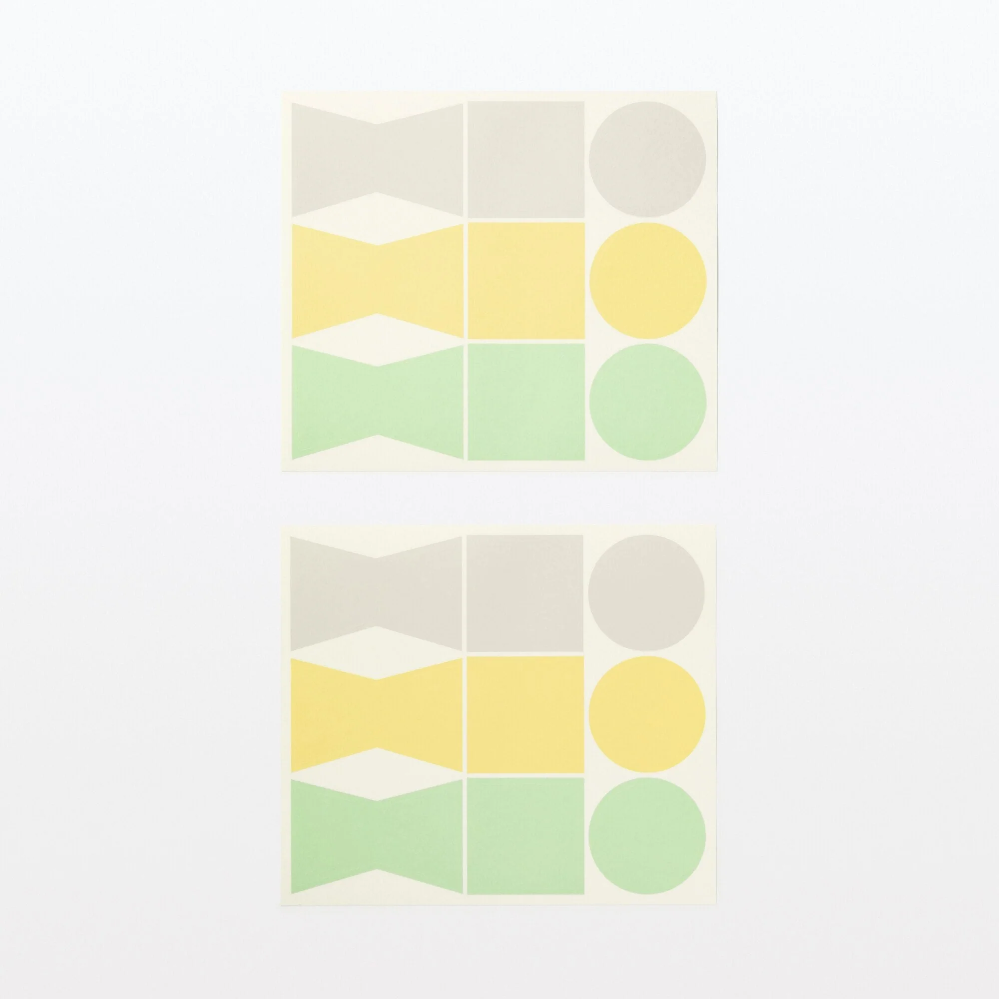 Writable Gift Stickers - Grey/Yellow/Green - Image 3